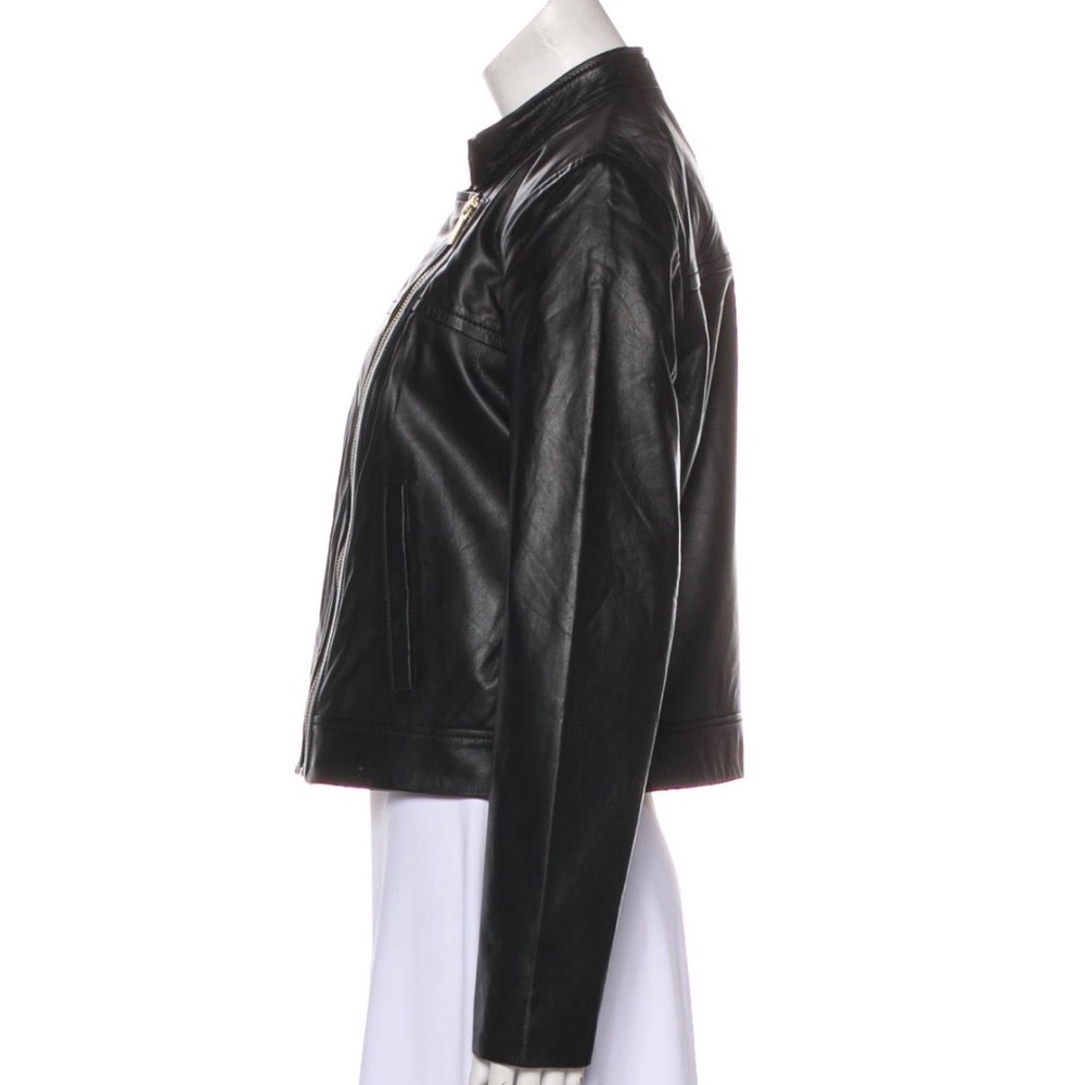 SOLD 🛍 MICHAEL Michael Kors Leather Moto Jacket - Picture 6 of 7